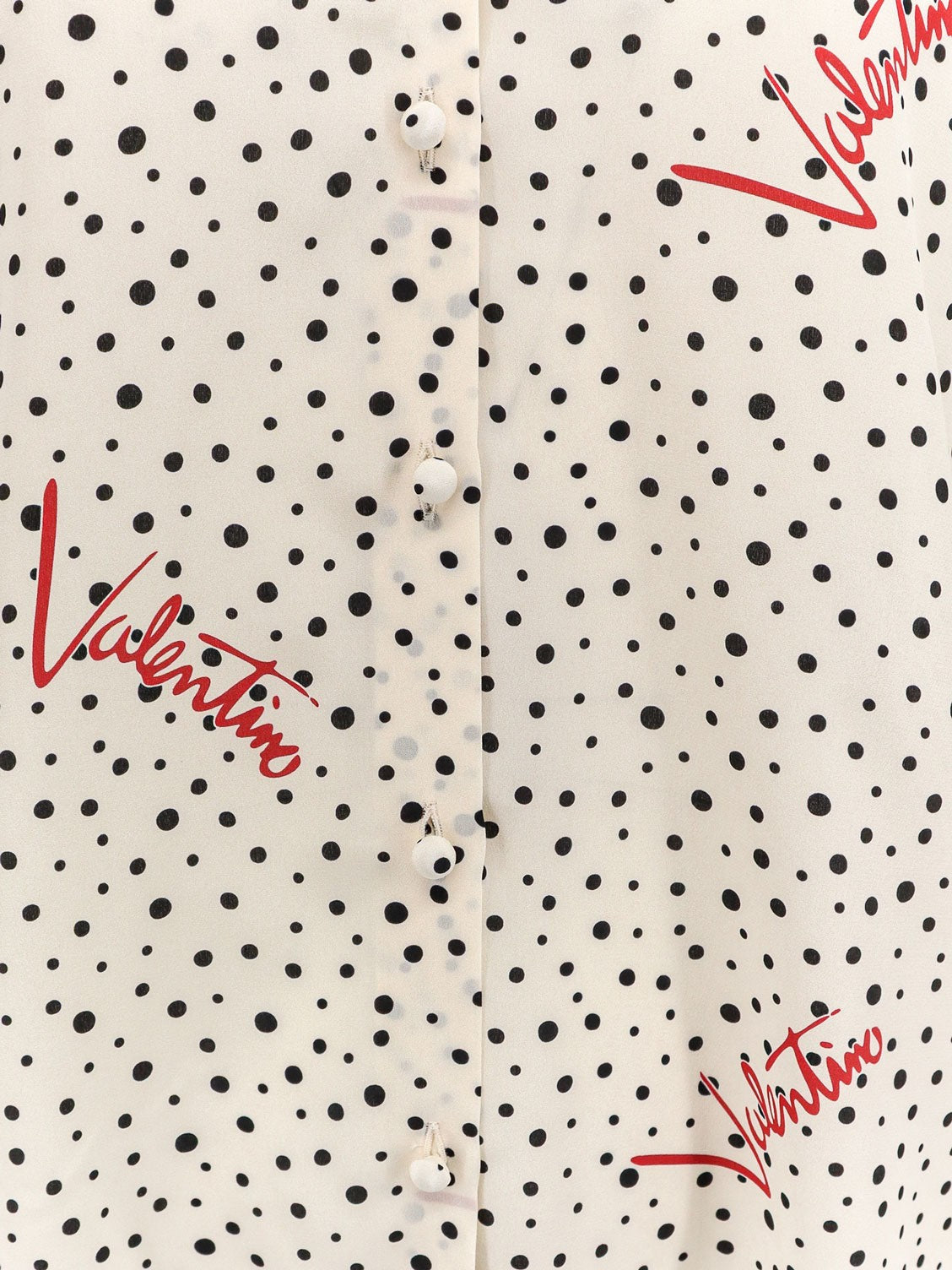 Valentino Valentino - Bollicine Plusdepois Crepe De Chine Shirt