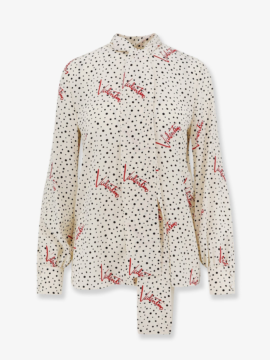 Valentino - Bollicine Plusdepois Crepe De Chine Shirt bollicine-plusdepois-crepe-de-chine-shirt_c92b13b9-6d40-4e5e-9039-5fba541cde64