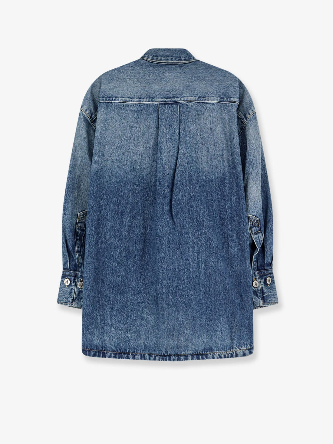 The Attico - Bomber blue denim shirt bomber-blue-denim-shirt_59b44dfa-a2ed-4043-b560-f2db0f8ebcd7