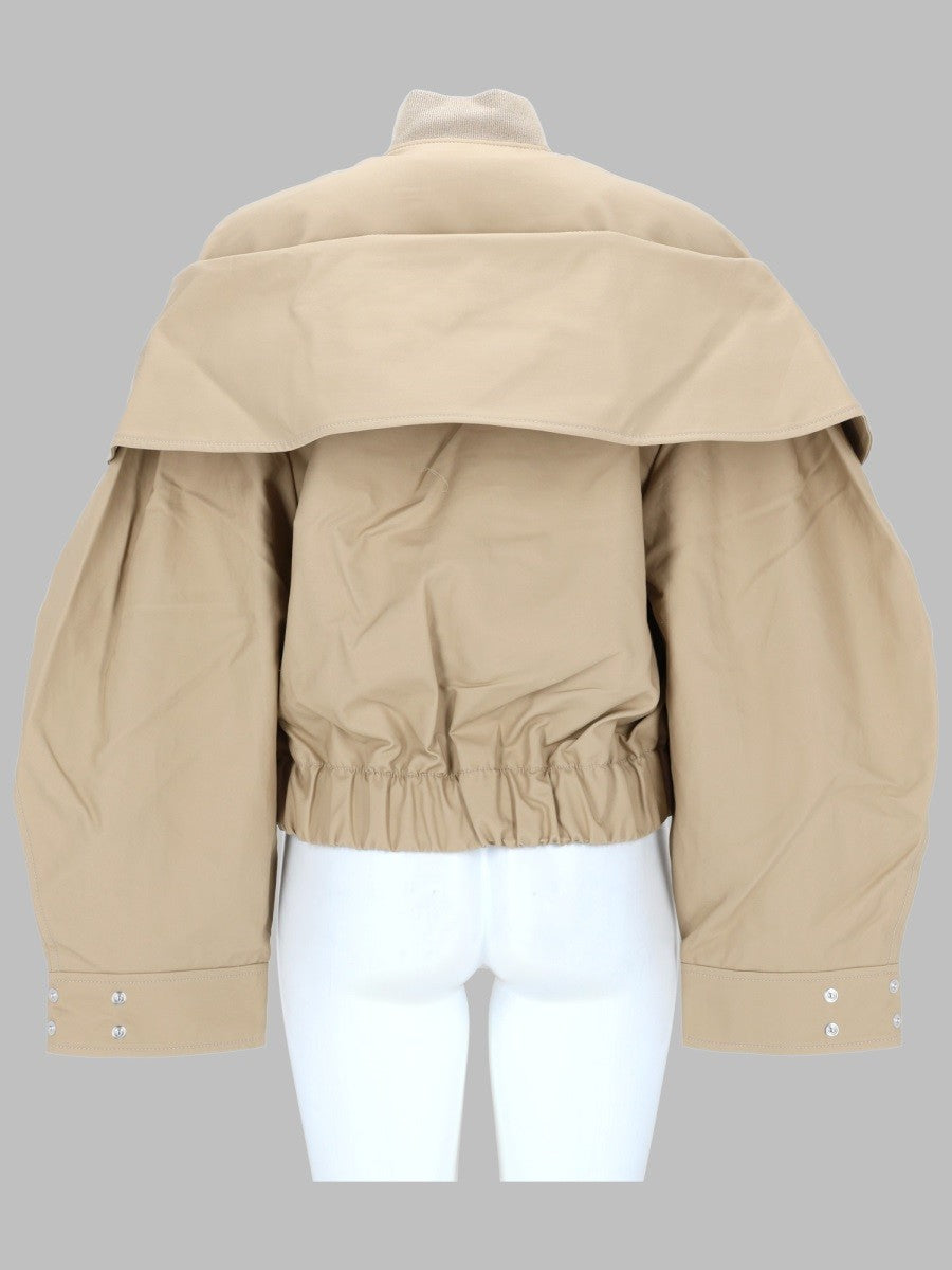GANNI GANNI - BOMBER IN COTONE