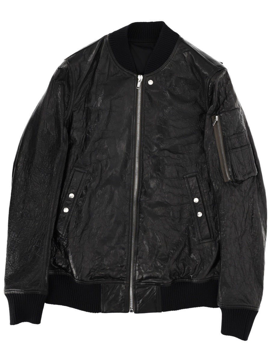 RICK OWENS - BOMBER JACKET "CLASSIC FLIGHT" bomber-jacket-classic-flight_88e4eef2-0764-4bd1-ba84-0b49161dc8e6