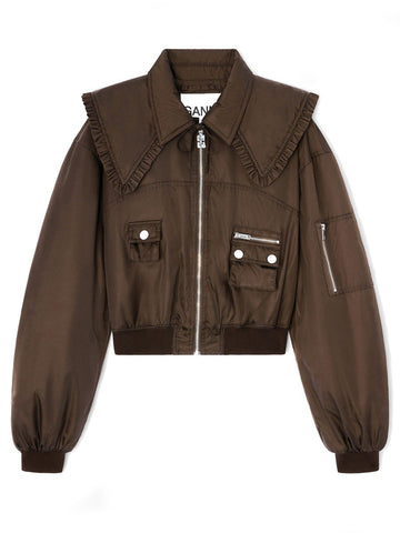 GANNI - BOMBER JACKET "DUCHESSE" bomber-jacket-duchesse_b7d300b1-6de9-46f5-9144-1fb4f7deac20