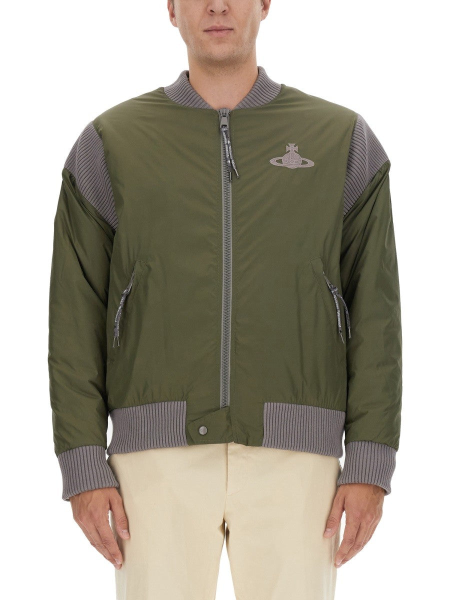 Vivienne Westwood Vivienne Westwood - BOMBER JACKET WITH LOGO
