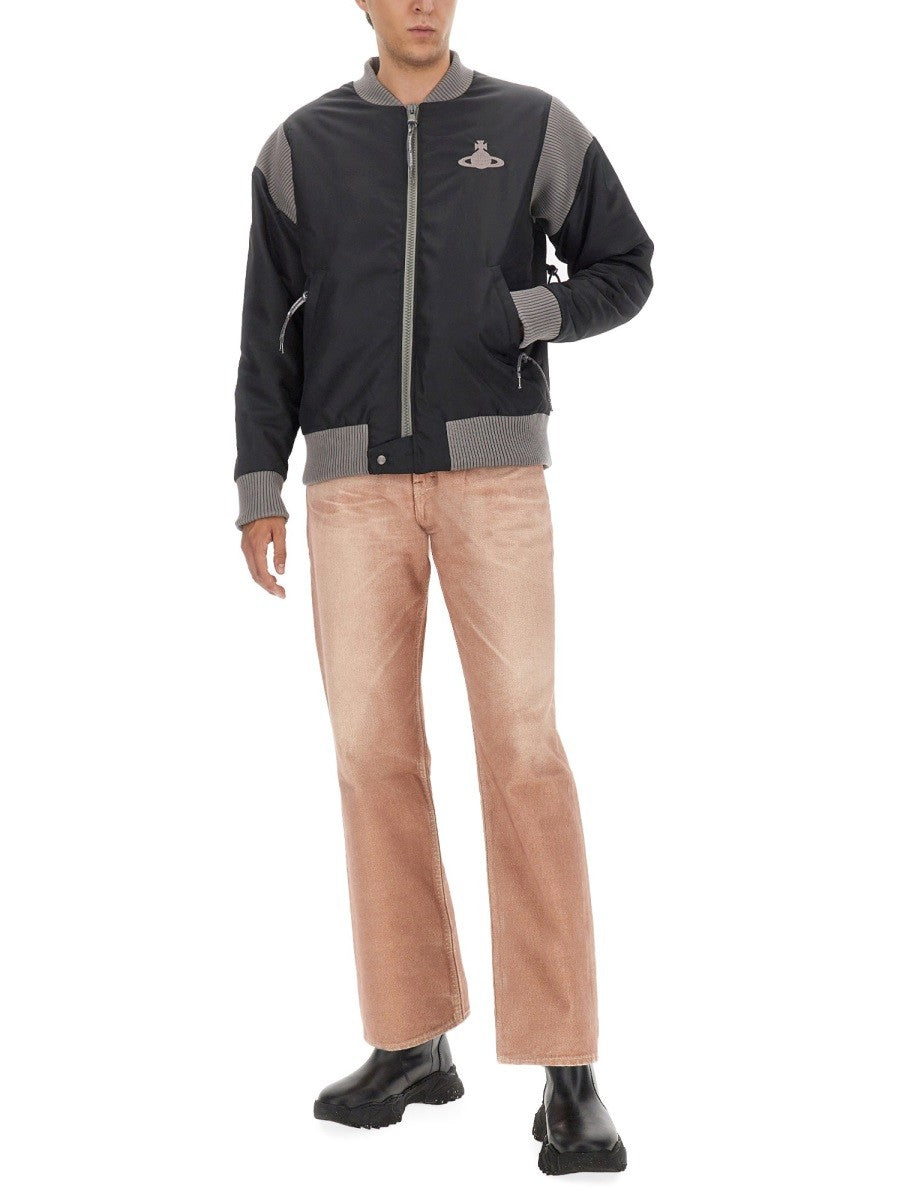 Vivienne Westwood Vivienne Westwood - BOMBER JACKET WITH LOGO