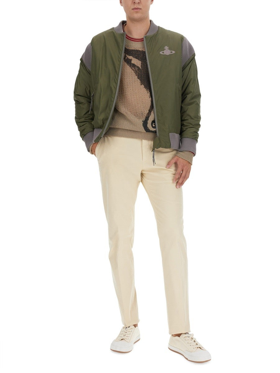 Vivienne Westwood Vivienne Westwood - BOMBER JACKET WITH LOGO