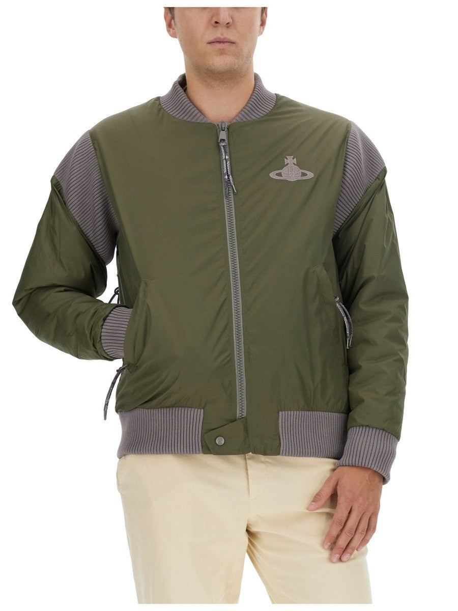 Vivienne Westwood Vivienne Westwood - BOMBER JACKET WITH LOGO