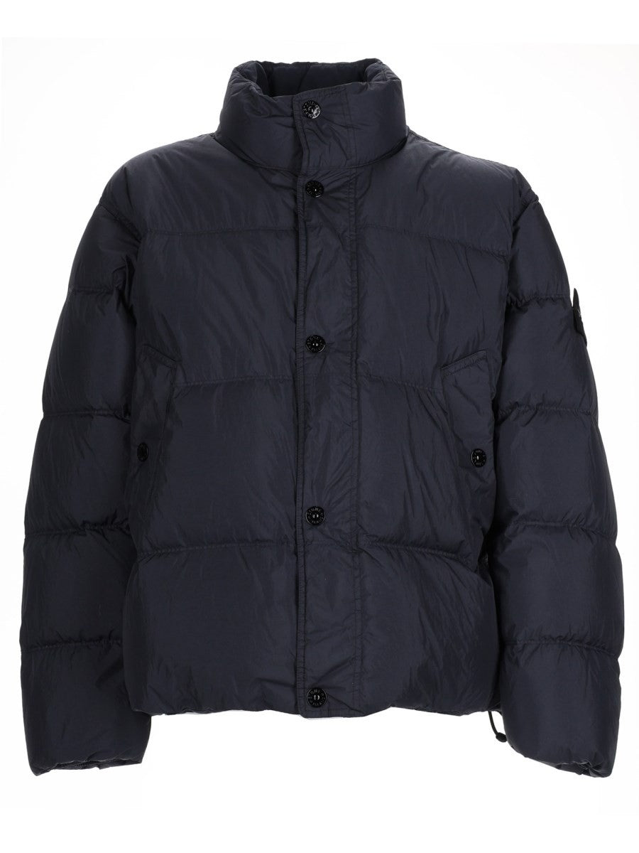 Stone Island - BOMBER PIUMINO CON PATCH LOGO bomber-piumino-con-patch-logo