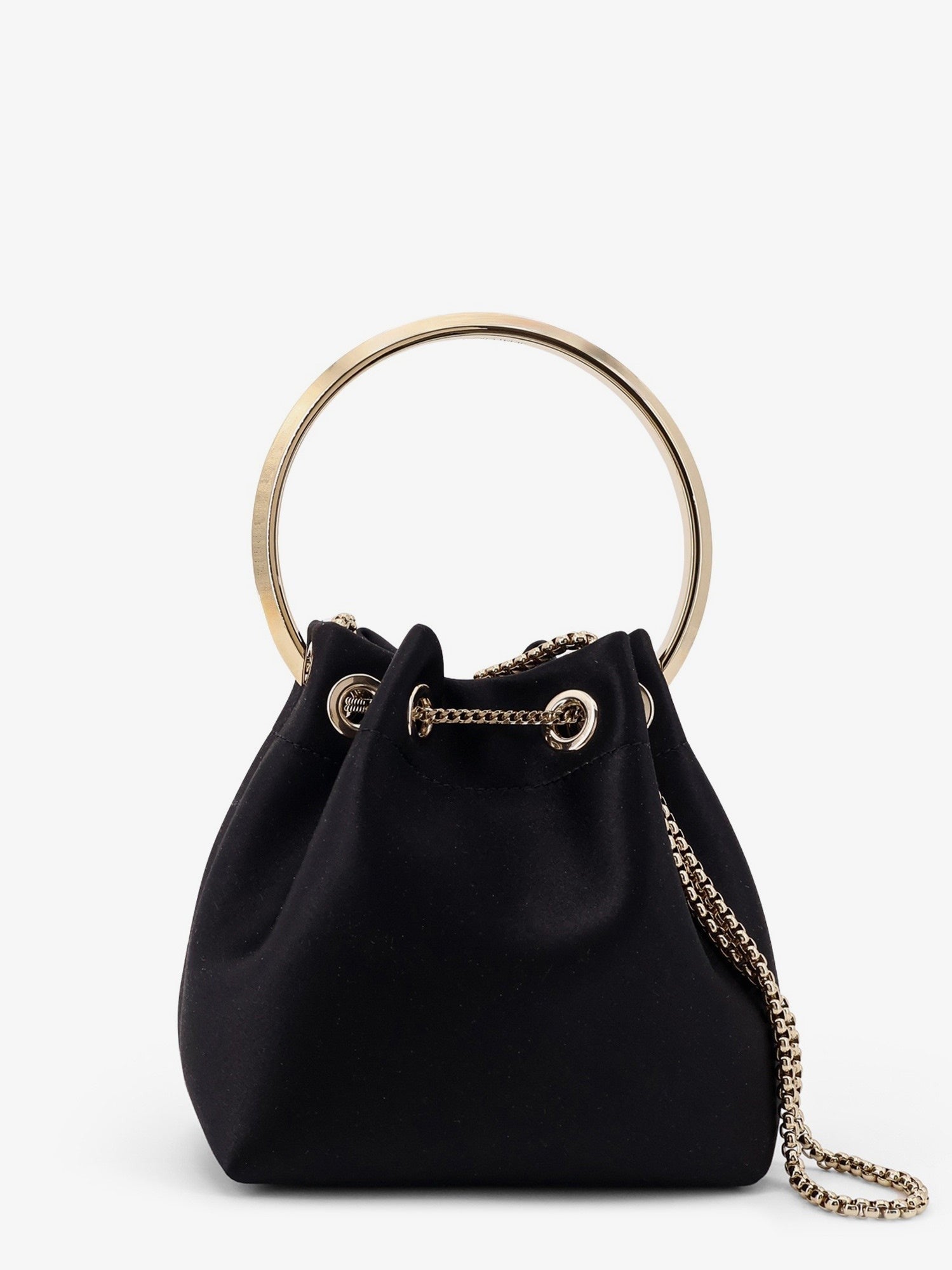 Bon Bon satin bucket bag