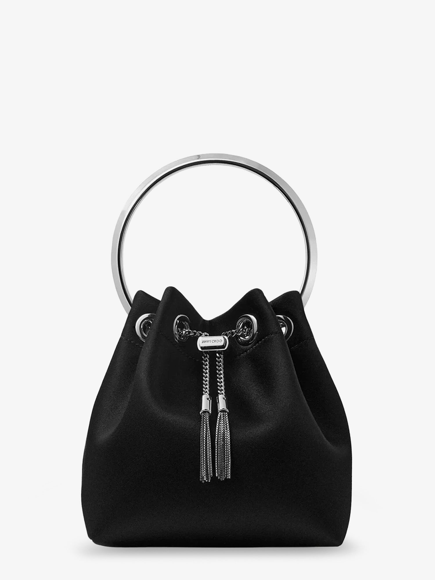 Jimmy Choo - Bon Bon satin bucket bag