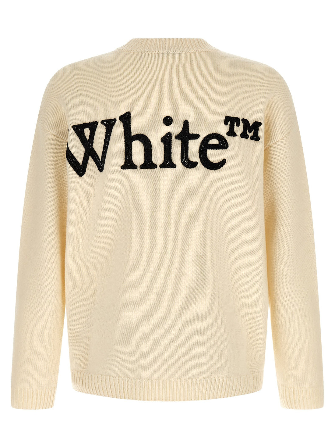 Off White - 'Bookish Shared' sweater White