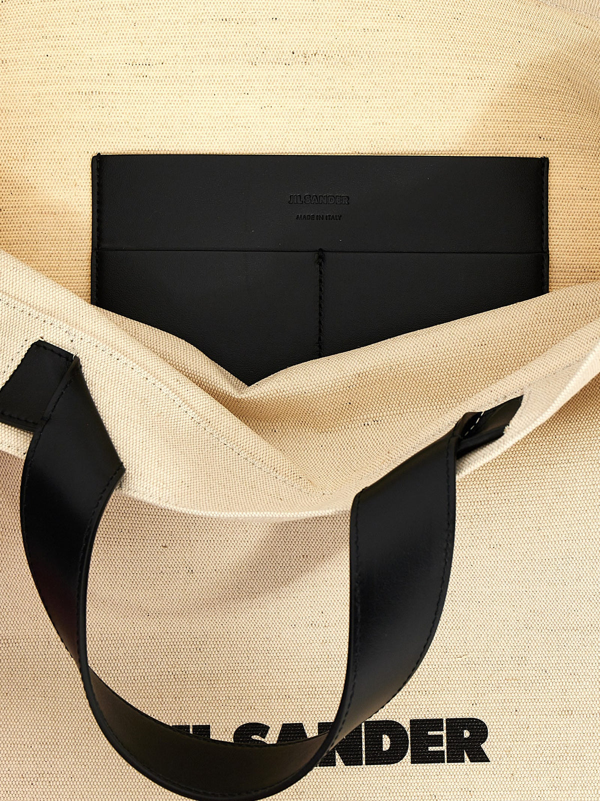 JIL SANDER - 'Border Book Tote Square' shopping bag