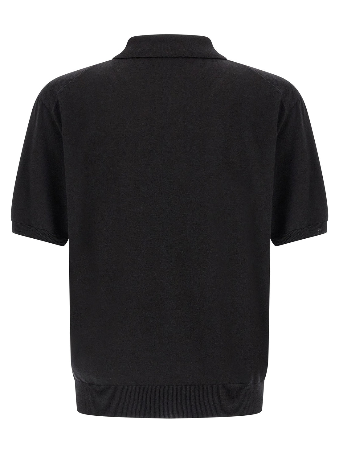 THE ROW - 'Borges top' polo shirt Black M