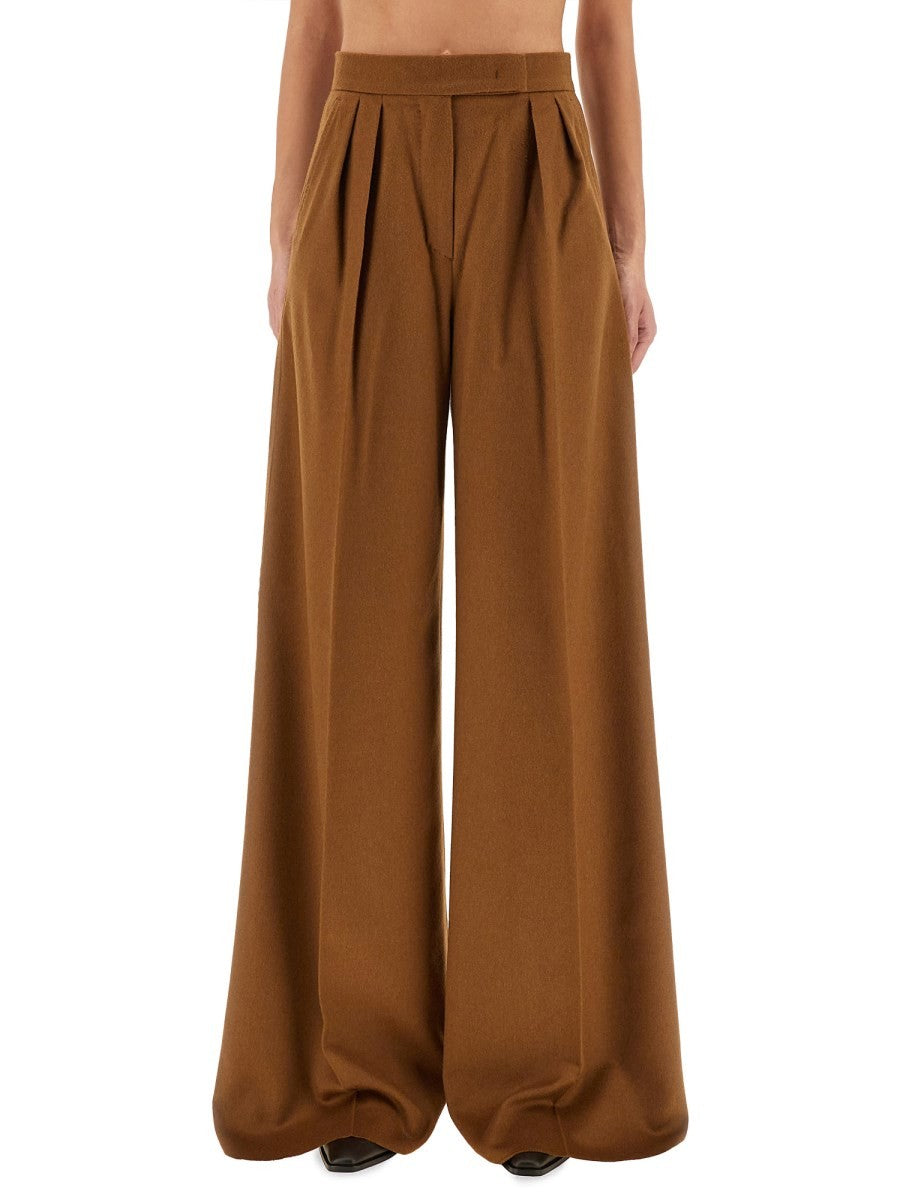 "BORNEO1234" CAMEL HAIR PANTS