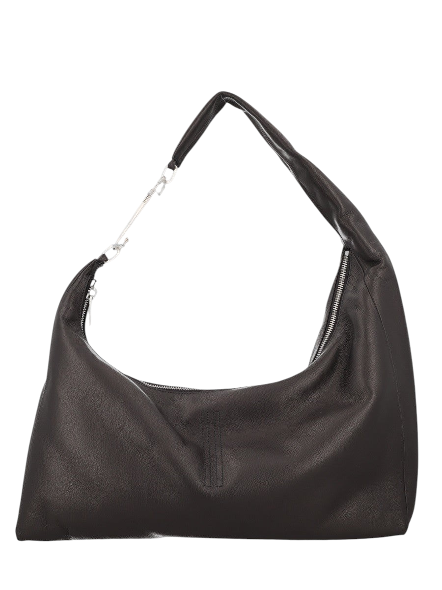 RICK OWENS - BORSA A SPALLA "CROPPED GEMINI" Black UNI