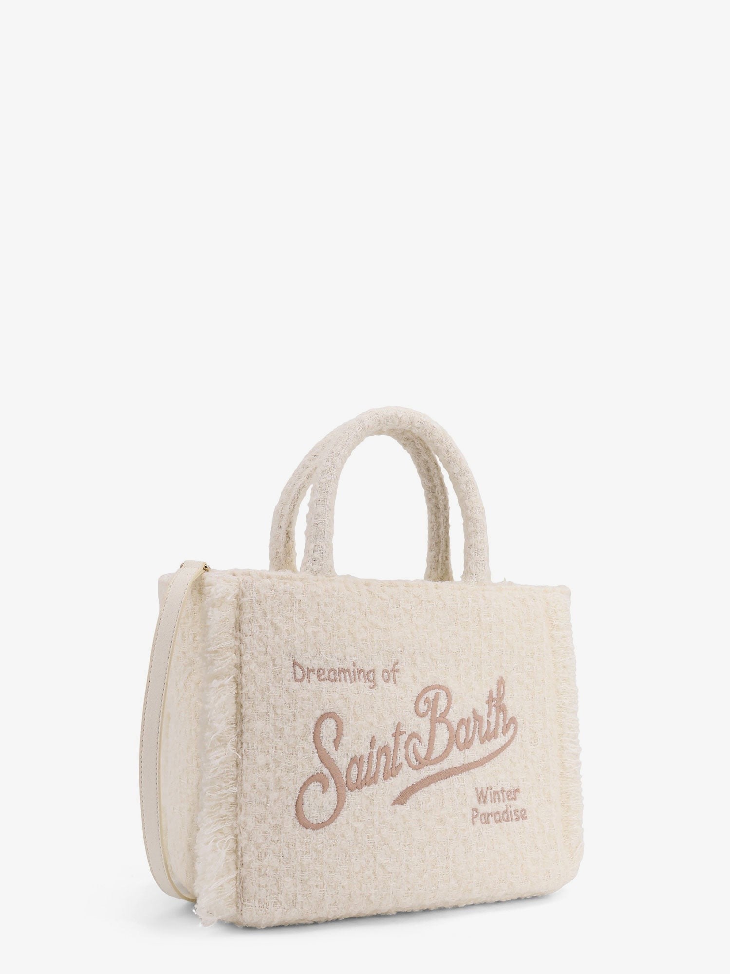 Borsa a tracolla Colette Tweed in misto lana