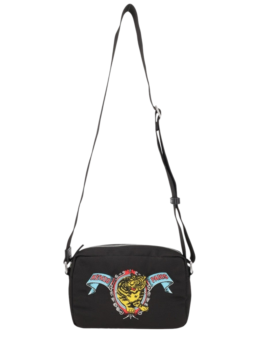 Kenzo - BORSA A TRACOLLA JUMPING TIGER Black UNI
