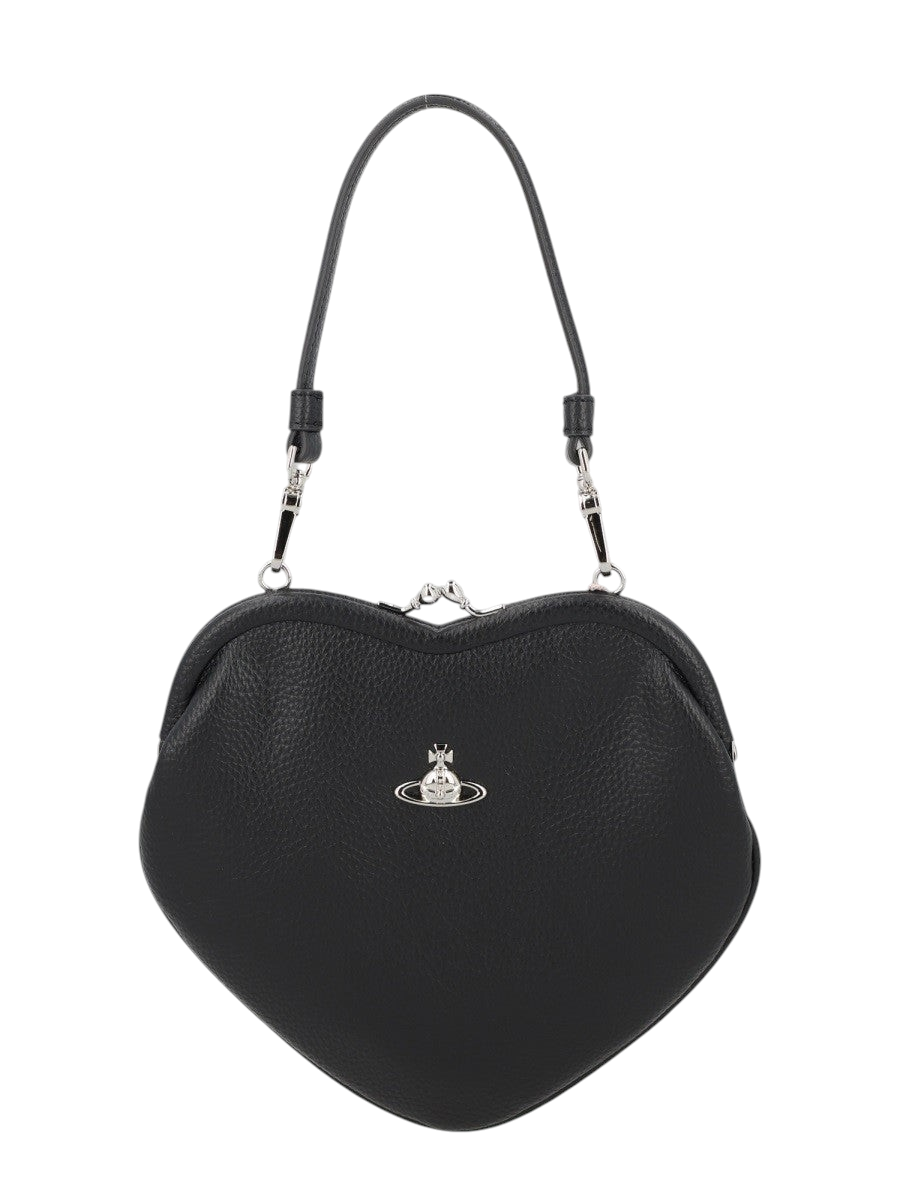 Vivienne Westwood - BELLE HEART FRAME PURSE Bag Black UNI