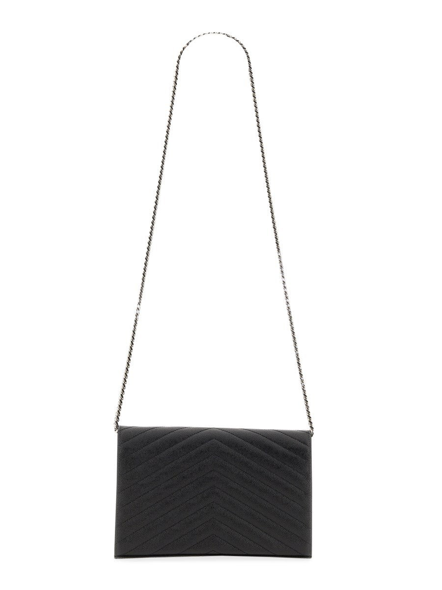 "CASSANDRE" CLUTCH BAG WITH CHAIN