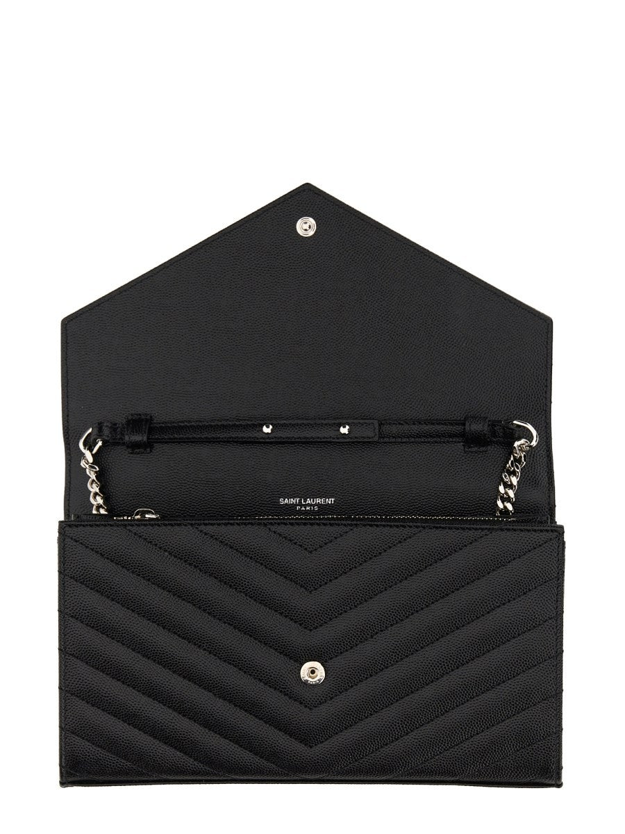 "CASSANDRE" CLUTCH BAG WITH CHAIN