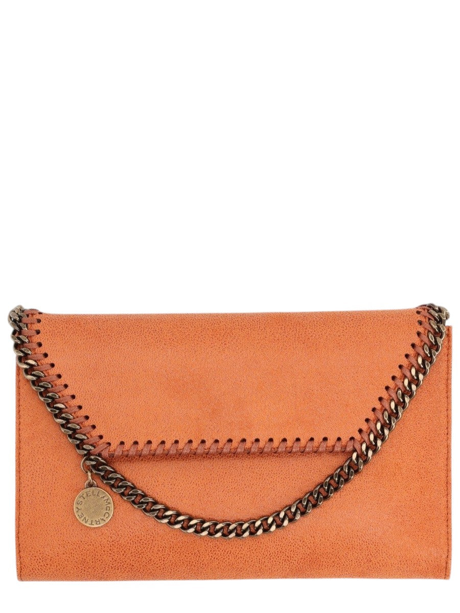 falabella bag mini by stella mccartney back side on a white background