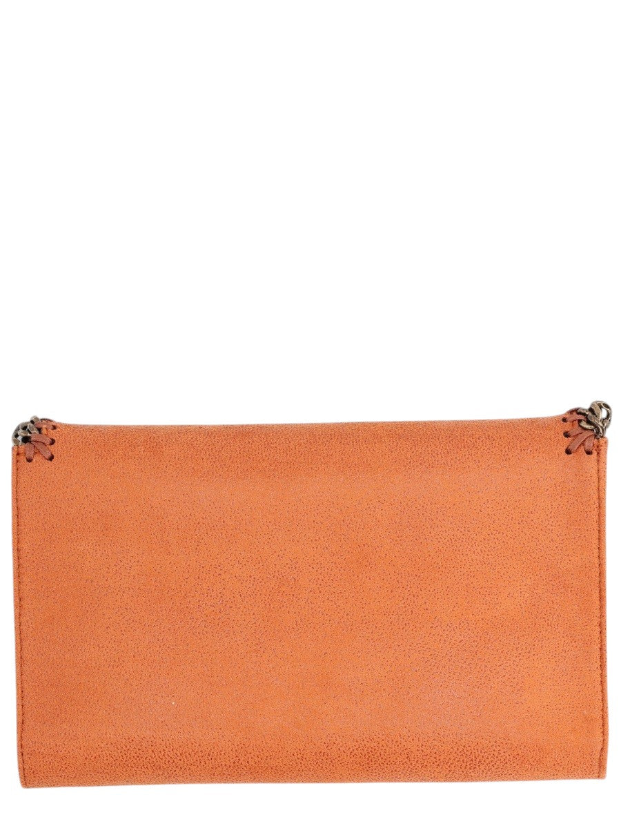 falabella bag mini by stella mccartney back side on a white background