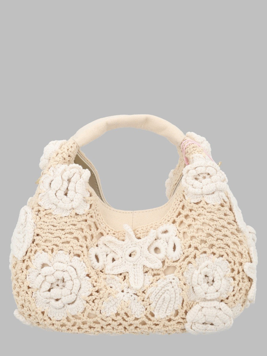 GANNI - BORSA HOBO MINI IN CROCHET