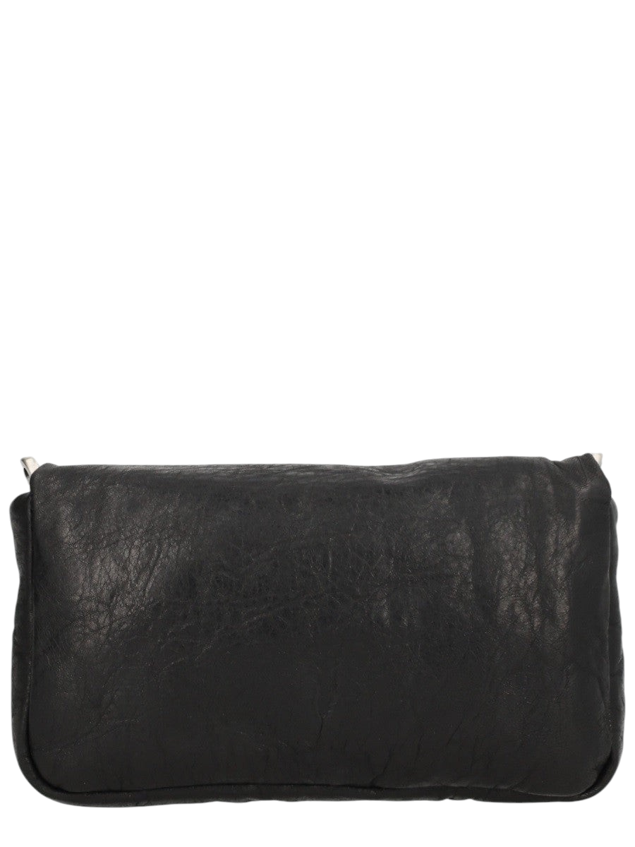 RICK OWENS - BORSA IN PELLE PILLOW GRIFFIN