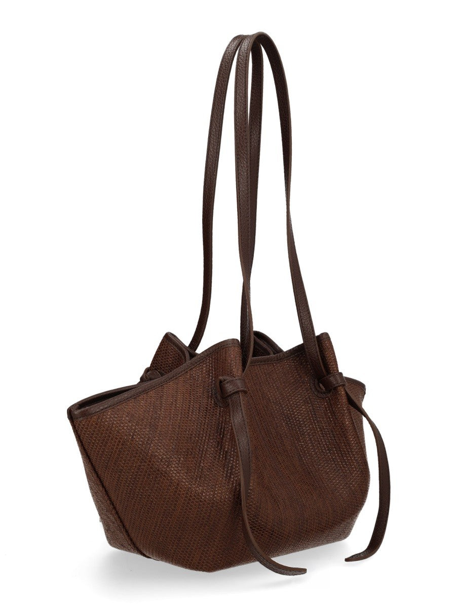 YUZEFI - BORSA "MOCHI" IN RAFFIA