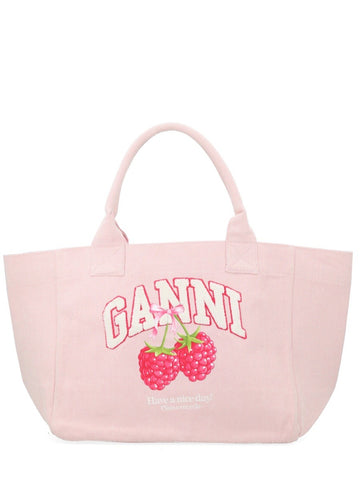 GANNI BORSA "RASPBERRY" MEDIUM