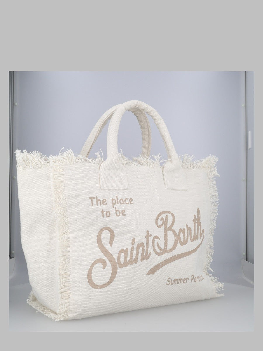 MC2 SAINT BARTH MC2 SAINT BARTH - BORSA "VANITY" MEDIUM IN CANVAS