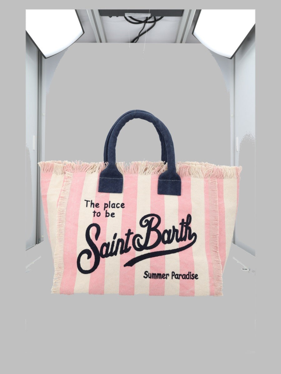 MC2 SAINT BARTH MC2 SAINT BARTH - BORSA "VANITY" MEDIUM IN CANVAS