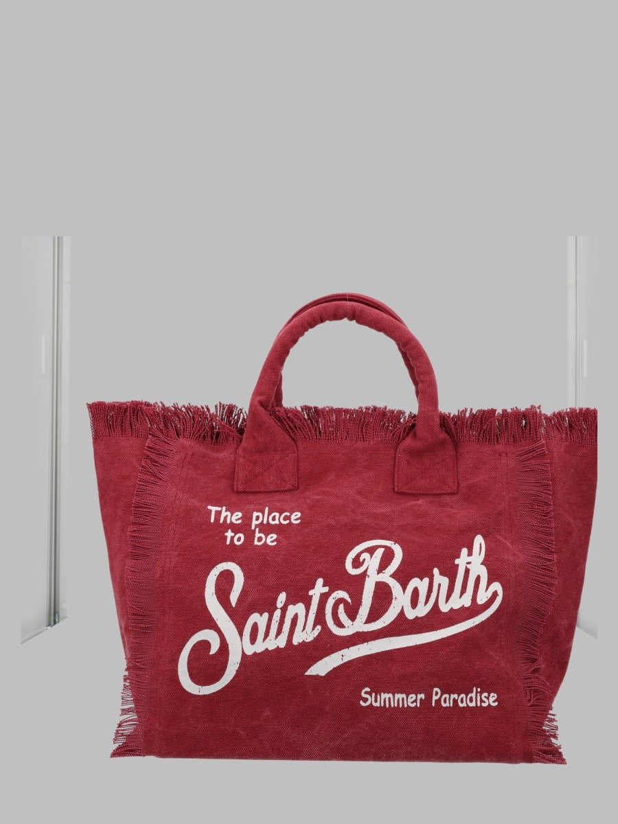 MC2 SAINT BARTH MC2 SAINT BARTH - BORSA "VANITY" MEDIUM IN CANVAS