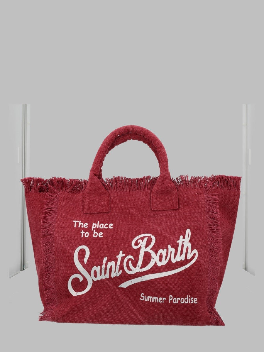 MC2 SAINT BARTH MC2 SAINT BARTH - BORSA "VANITY" MEDIUM IN CANVAS