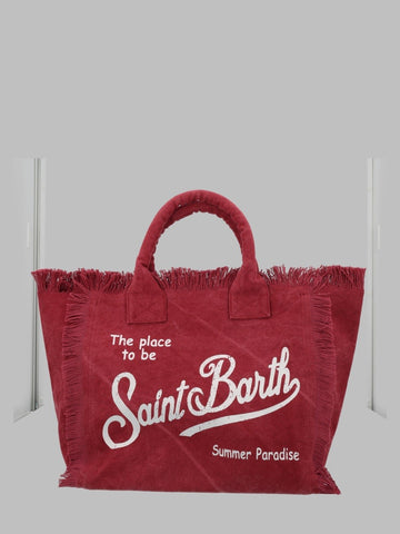 MC2 SAINT BARTH MC2 SAINT BARTH - BORSA "VANITY" MEDIUM IN CANVAS