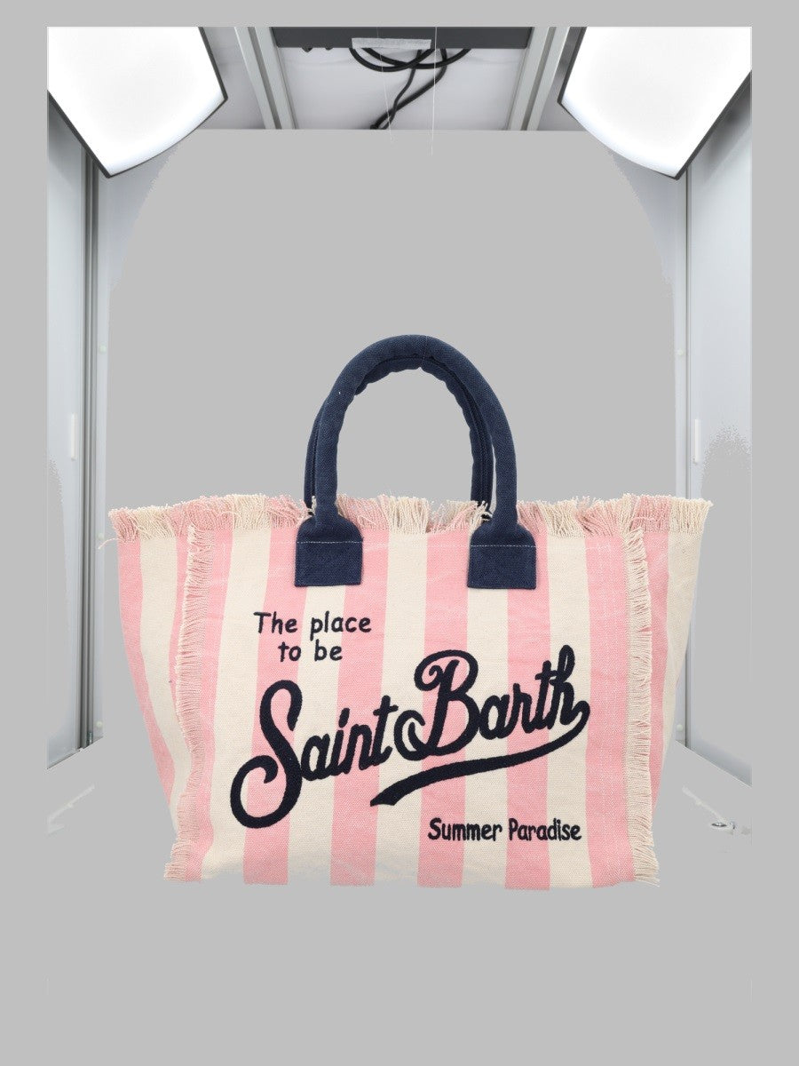 MC2 SAINT BARTH MC2 SAINT BARTH - BORSA "VANITY" MEDIUM IN CANVAS