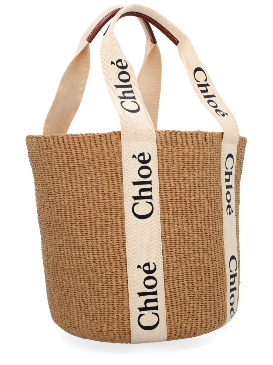 CHLOÉ CHLOÉ - BORSA "WOODY" LARGE