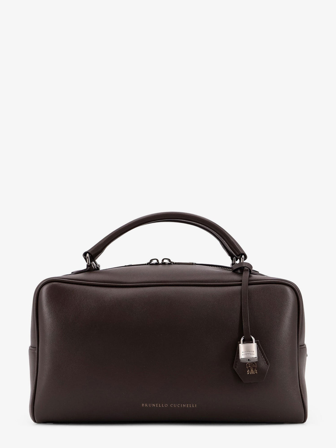 Brunello Cucinelli Boston Explorer leather crossbody bag