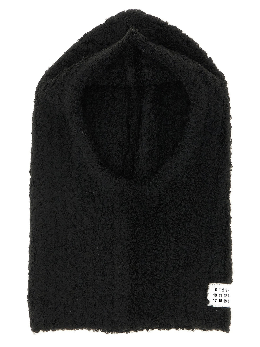 MM6 MAISON MARGIELA - Bouclé balaclava with logo Black S
