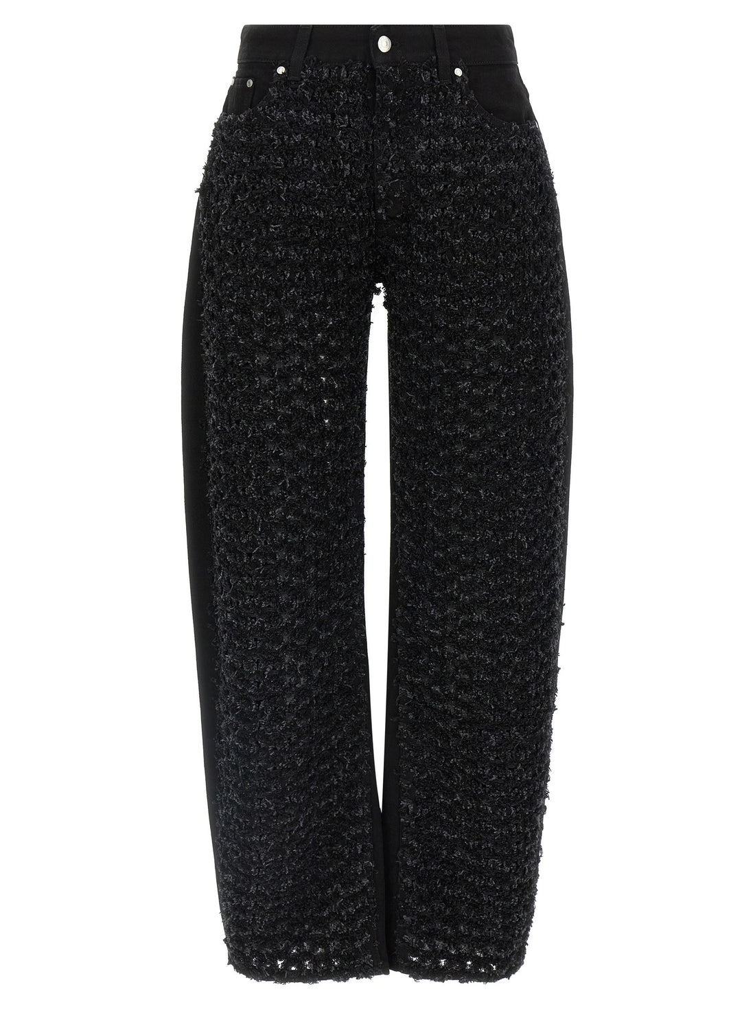 stella mccartney - Bouclé jeans Black