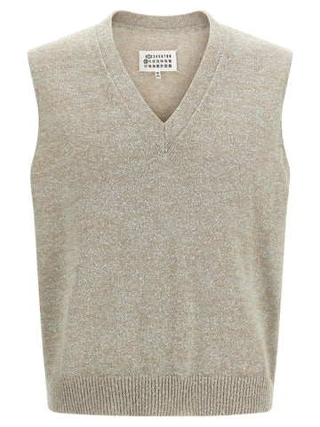 Maison Margiela - Bouclé knit vest boucle-knit-vest_af2e657d-da5e-4ba1-b7ca-c2dc86192bfc