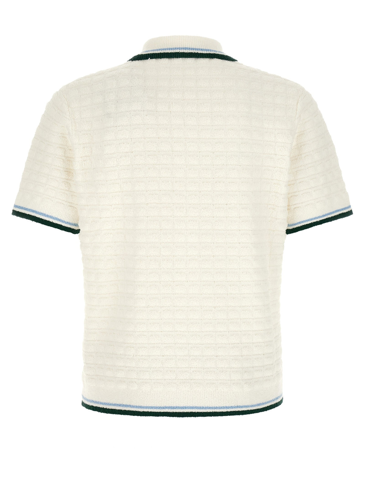 CASABLANCA - Bouclé polo shirt