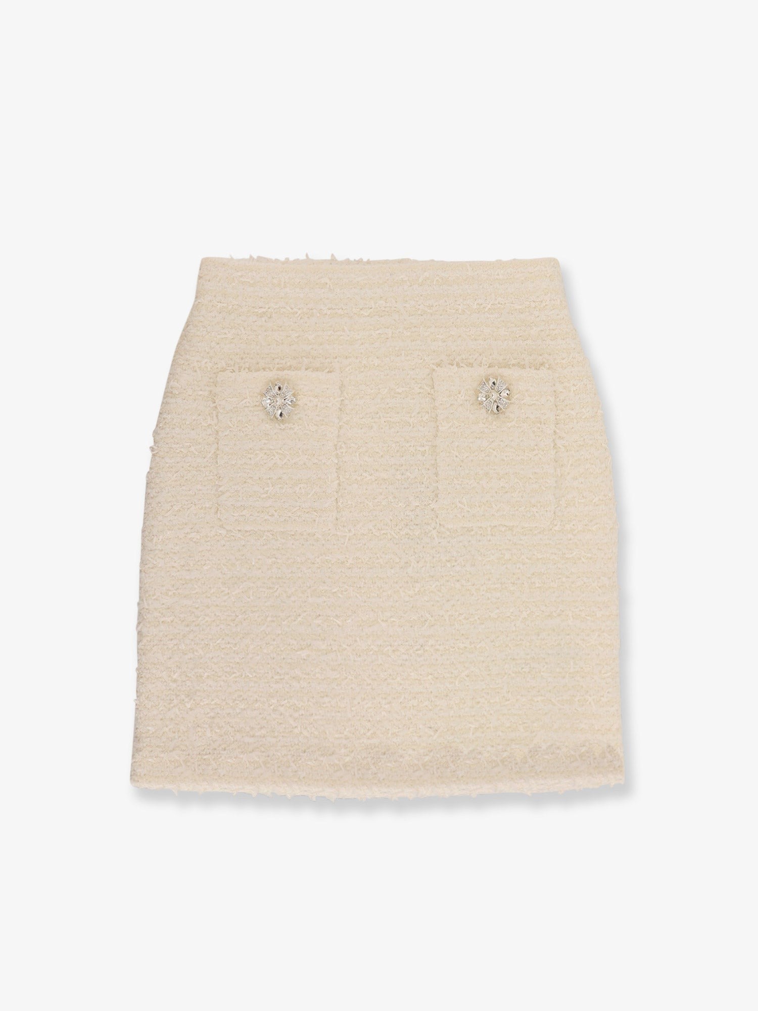 SELF PORTRAIT Bouclé skirt