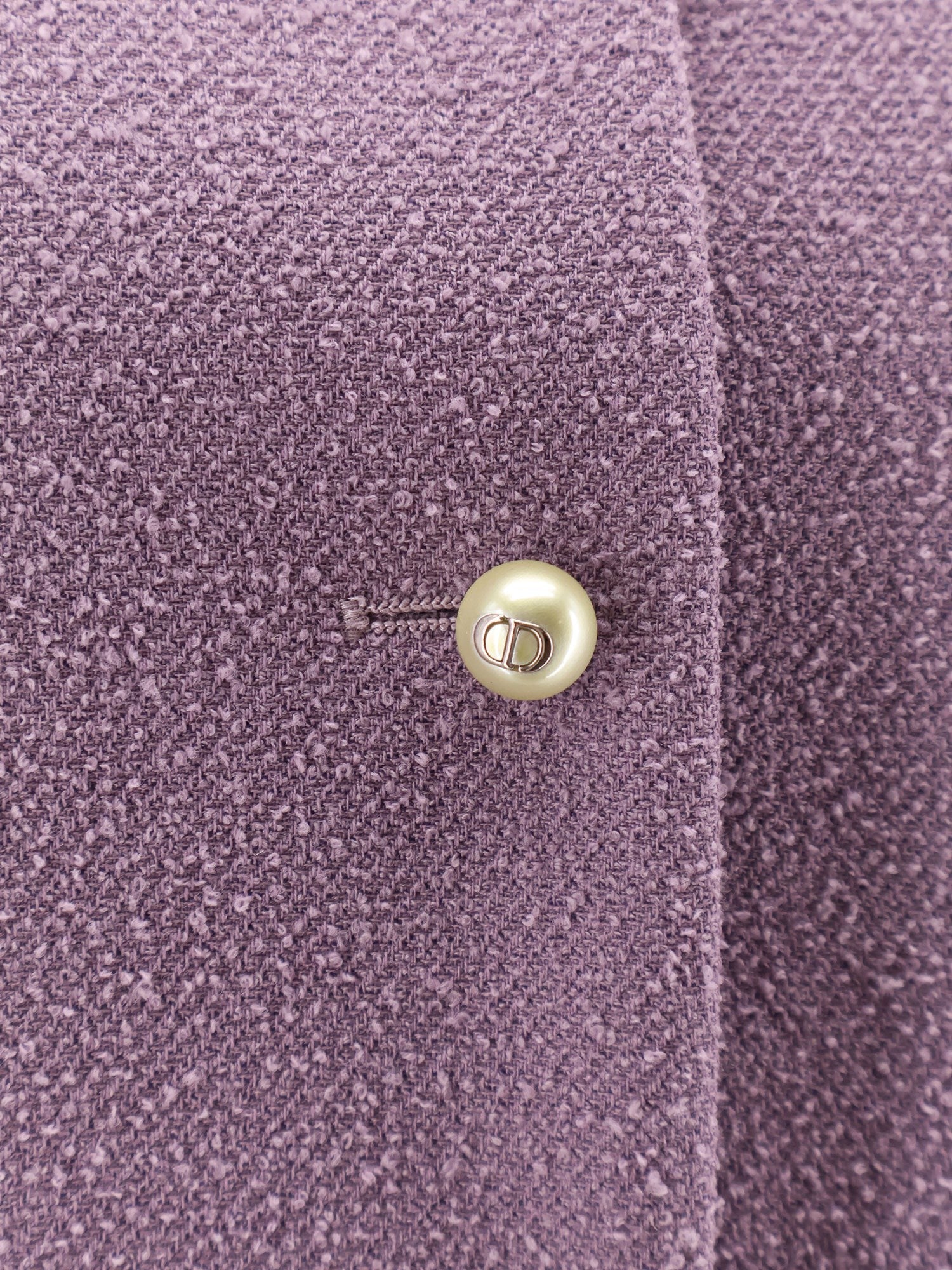 Bouclé virgin wool blend blazer