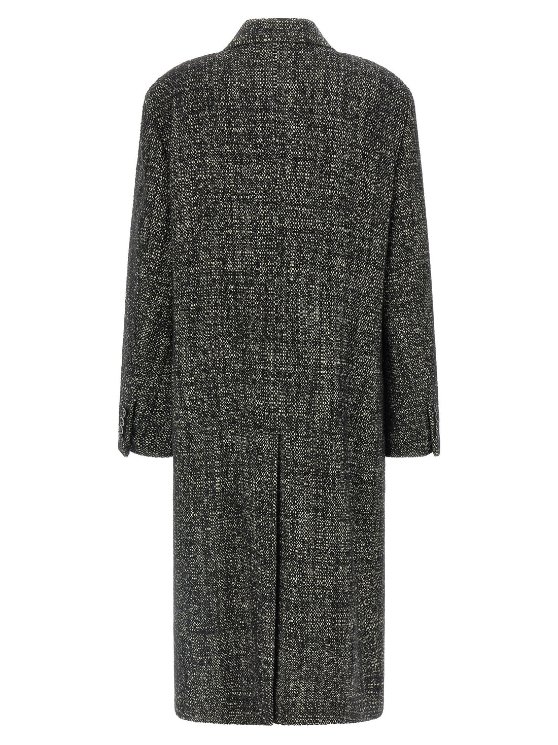 Dolce & Gabbana - Bouclé wool coat White Black 50 IT