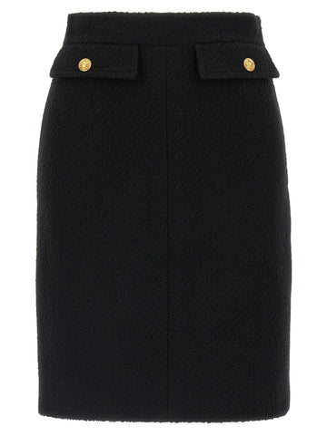 CHLOÉ - Bouclé wool skirt