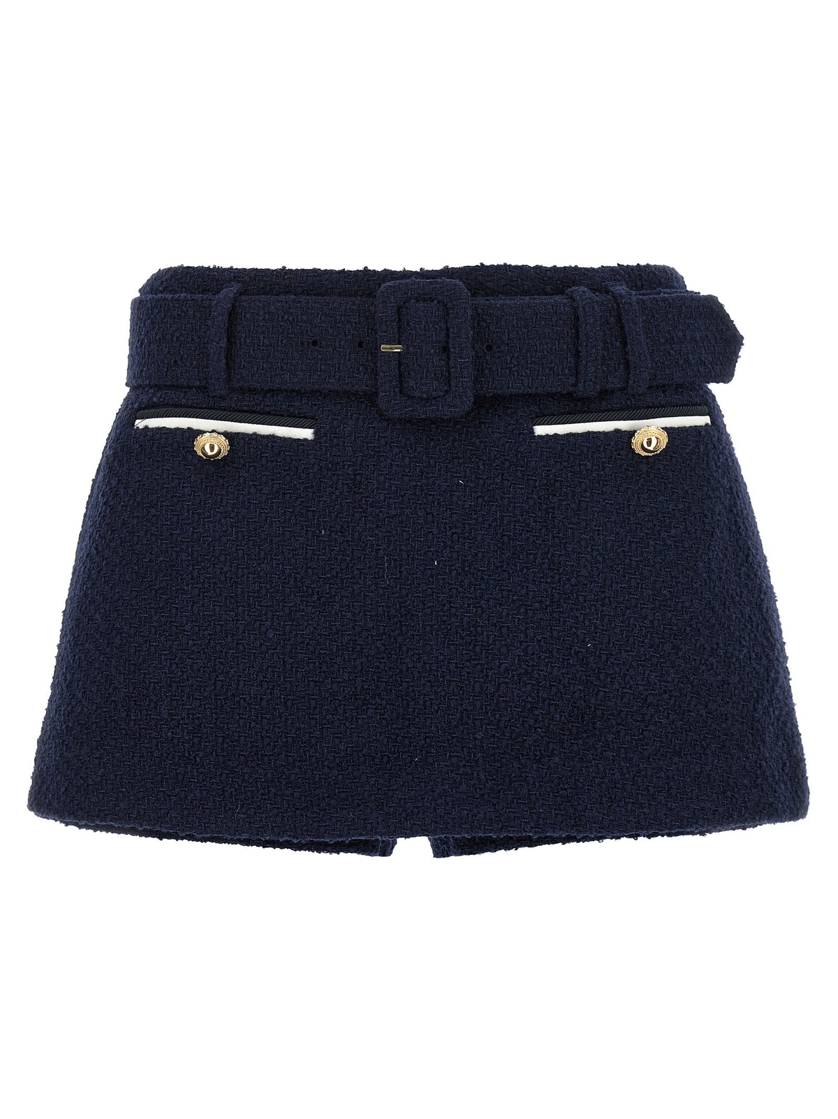 SELF-PORTRAIT - Bouclé wool skort boucle-wool-skort_9af61100-3828-41b0-bd05-84d4e92032f4