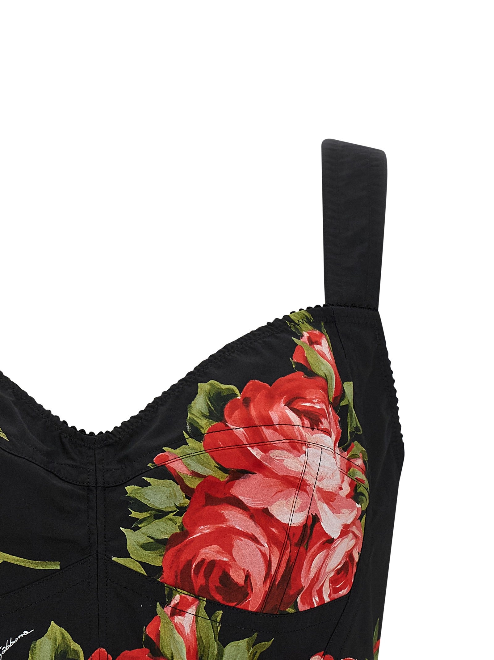 Dolce & Gabbana - 'Bouquet Rose' Bustier Top bouquet-rose-bustier-top