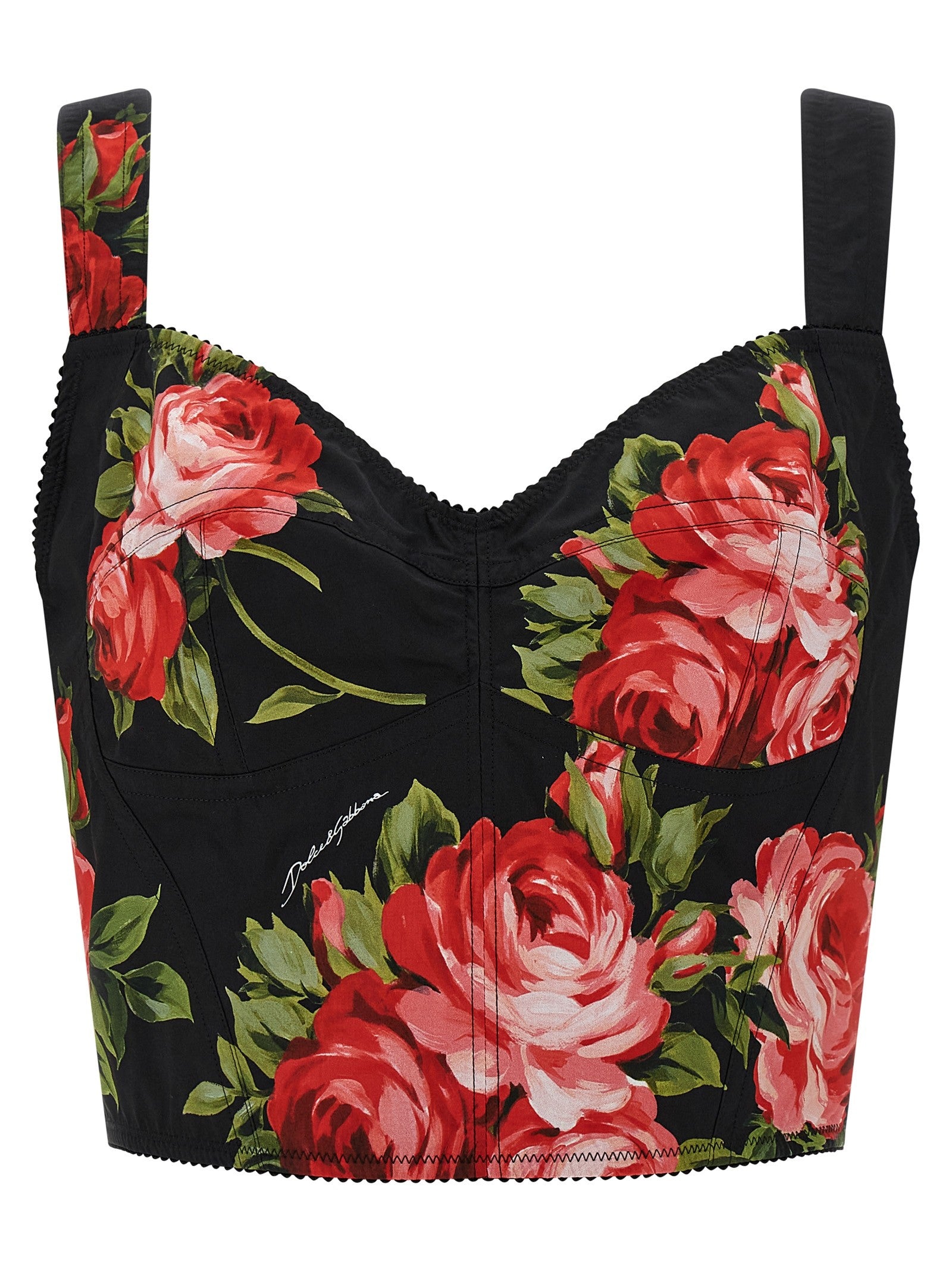 Dolce & Gabbana - 'Bouquet Rose' Bustier Top bouquet-rose-bustier-top_564691b8-95b7-4a70-af48-9203ae40c7da