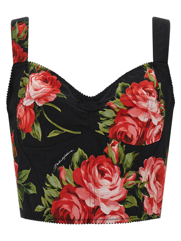Dolce & Gabbana - 'Bouquet Rose' Bustier Top bouquet-rose-bustier-top_564691b8-95b7-4a70-af48-9203ae40c7da