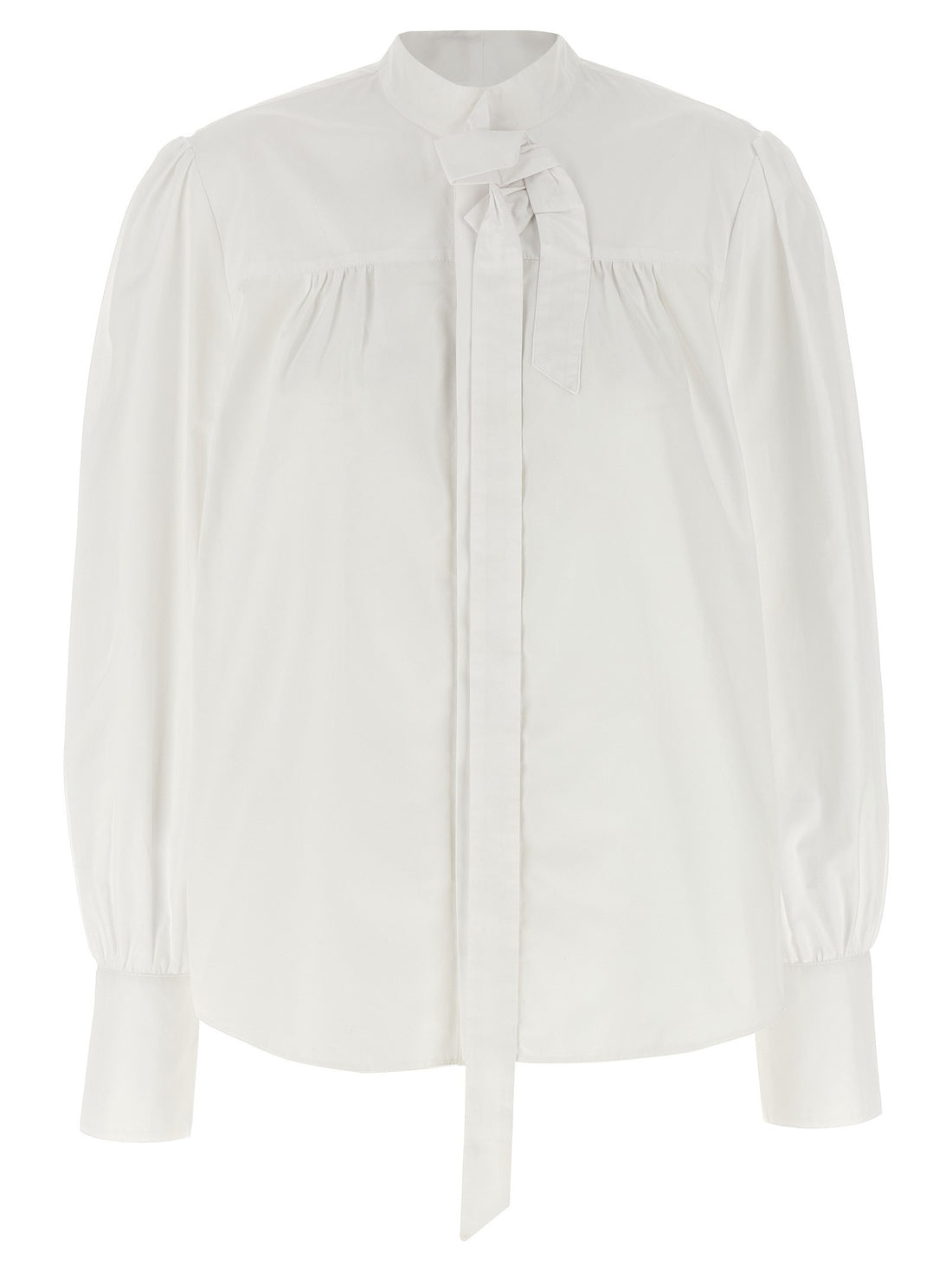PRADA - Bow shirt White
